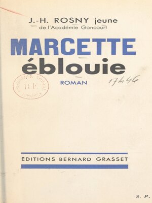 cover image of Marcette éblouie
